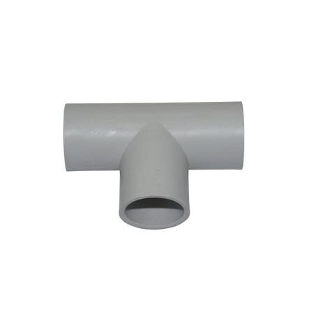 Straight Tee Fitting PVC 20mm Grey