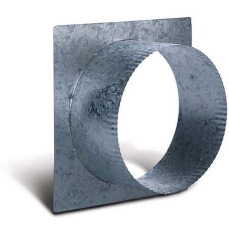 HVAC Start Collar 200mm | Durable Construction | 245x245mm Plate by Allvent