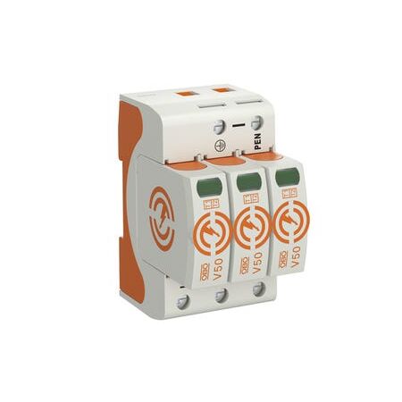 SURGE DEV V50 TYPE 1+2 3P 50kA