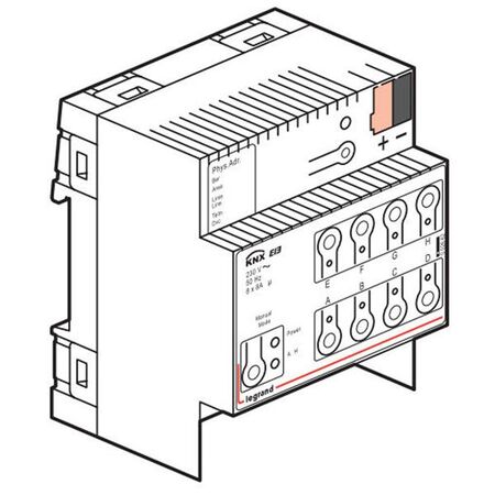 KNX Lighting Controller 8 Outputs | 8A per Channel | 4 DIN Modules by Legrand