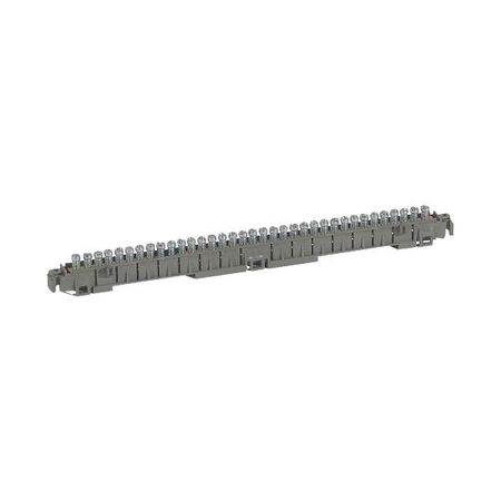 34 Way Terminal Block | 400V 100A | Brass & Zinc-Plated | Pre-Mounted by Legrand