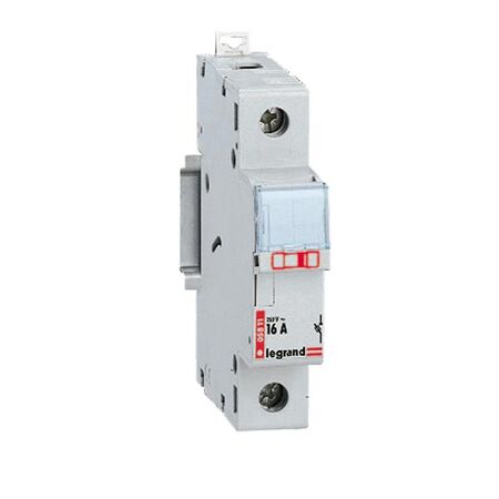 Fuse Carrier for 10.3x25.8mm Cylindrical Fuse | 16A | Single Pole by Legrand