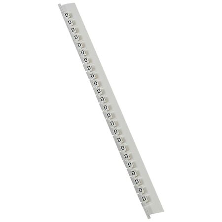 Slide-In Wire Markers | 2.5x2.5mm | Black on White | Pack of 240 by Legrand