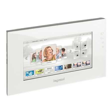 Home Automation Control Panel | 10-inch Touchscreen | BUS/SCS System | White by Legrand