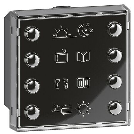 Lighting Control Switch 8 Push-Buttons | 2 Modules | BUS/SCS Compatible by Legrand
