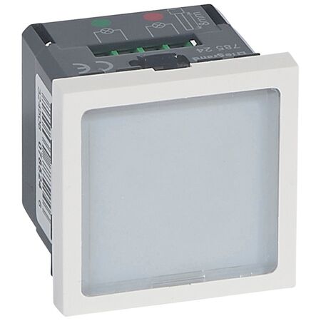 LED Indicator Light 1W 240V | 2 Module | White Frame by Legrand