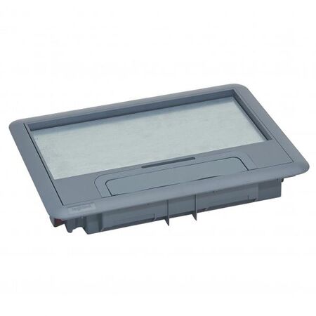 Plastic Lid and Trim for 8 Module Floor Box | Durable & Recyclable | 260x60x340mm by Legrand