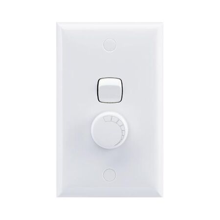 Rotary Dimmer Switch 250VA | 2 Wire Trailing Edge | White Finish by Legrand