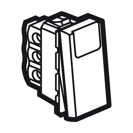 Push Button Switch Mechanism 2-Way | 6A 250V AC | Magnesium Finish by Legrand