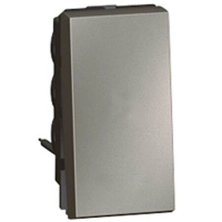 Push Button Switch Mechanism 2-Way | 6A 250V | Magnesium Finish by Legrand