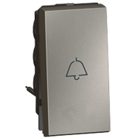 Push Button Switch 1 Way 6A | 250V AC | Magnesium Finish by Legrand