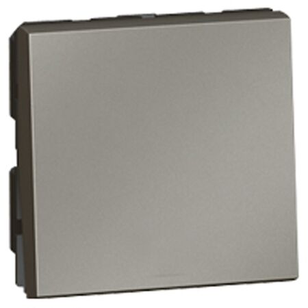 Modular Push Button Switch 1-Way | 6A 250V | Magnesium Finish by Legrand