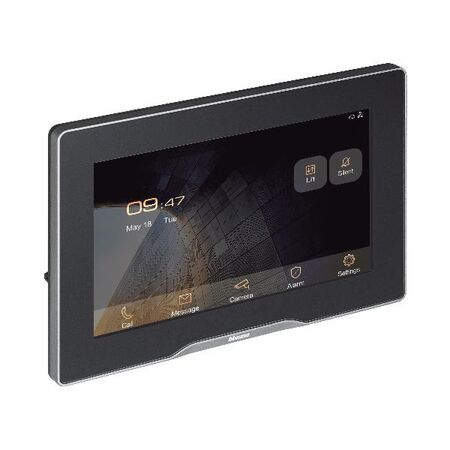 Indoor Touch Display Unit | 7" Screen | Black Finish | PoE & SOS by Legrand