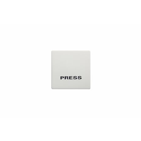 Spring Return Switch Mechanism 10A 240V | Engraved 'Press' | Modular Design by Legrand