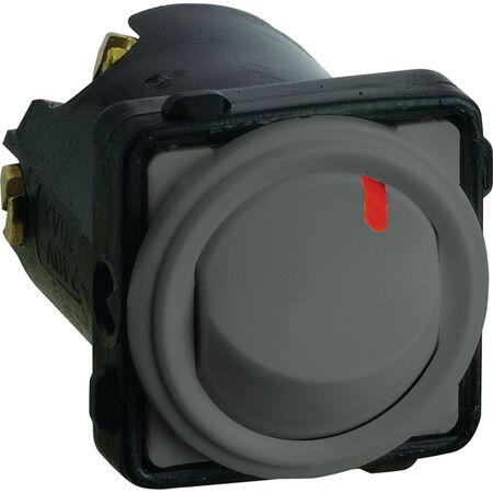 Rocker Switch Mechanism 1 Way 25A | 20AX 240V AC | Urban Grey by Legrand