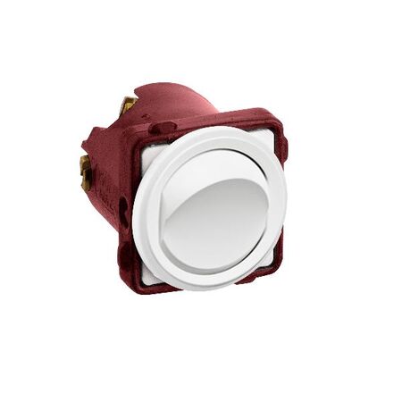 Intermediate Rocker Switch 16A 240V | Double Pole | Matt White by Legrand