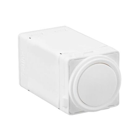 Push Button Switch Mechanism 240V AC | Matt White Finish by Legrand