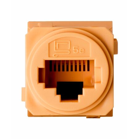RJ45 Socket Cat5e UTP 8 Contacts | Easy Installation | Yellow by Legrand