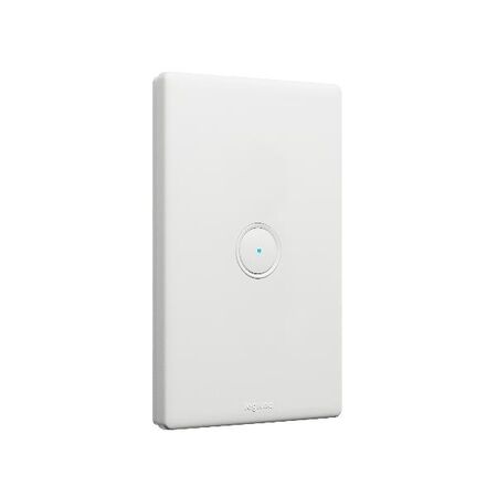 Smart Dimmer 1 Gang | Wireless Control | Matt White by Legrand