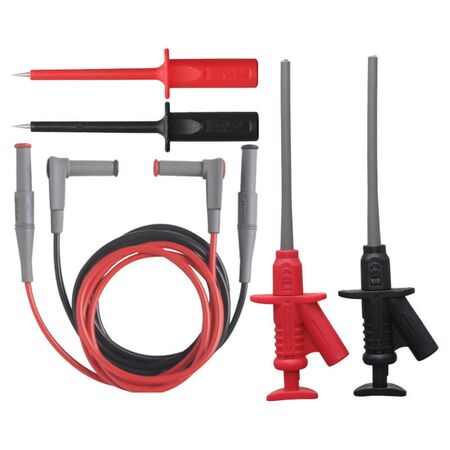 Electronic Test Lead Set with ComfiGrip Probes | Industrial Testing | Multimeter Compatible by Majortech