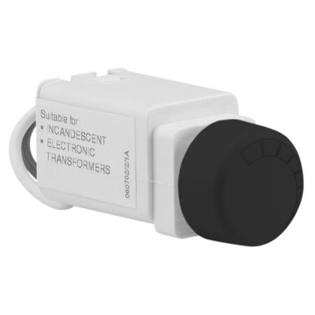 Rotary Dimmer Switch 250VA | Quiet Operation | Flicker Free | Black by Legrand