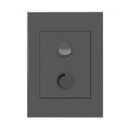 Trailing Edge Rotary Dimmer 250VA | 2 Wire | Dark Grey by Legrand