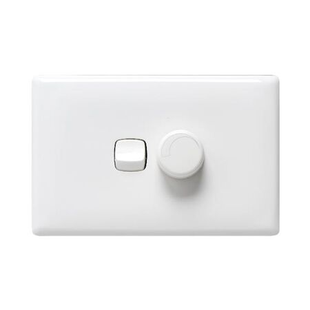 Rotary Dimmer Switch 400W | Leading Edge | Suede-Feel Finish by Legrand