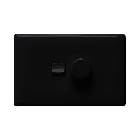 Trailing Edge Rotary Dimmer 400W | Slim Profile | Suede-Feel Finish by Legrand