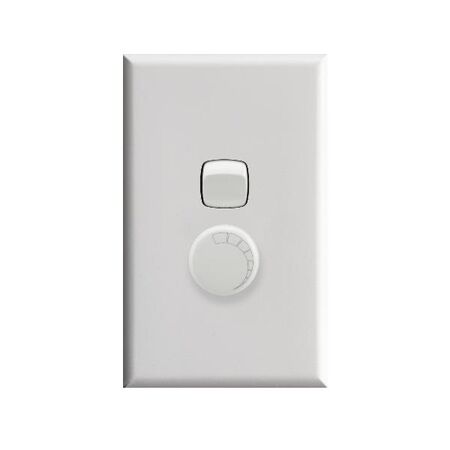 Rotary Dimmer Switch 250VA | Quiet Operation | Soft Start | White by Legrand