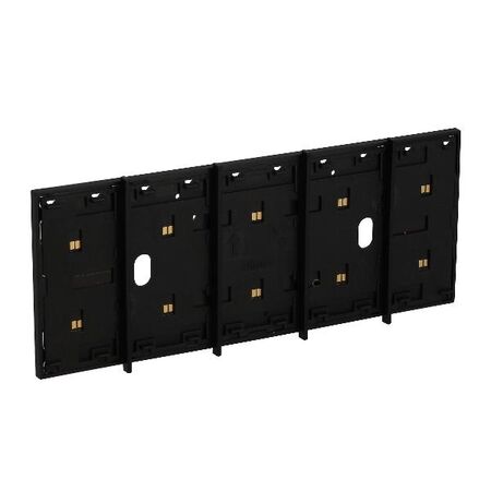 Home Automation Frame 4+1M | Voice Command | 2 Wire BUS | Black by Legrand