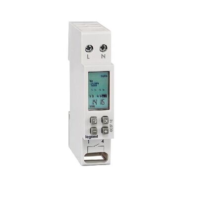 Digital Time Switch 1 Channel | 240V a.c. | 3YRS Reserve | 16A by Legrand