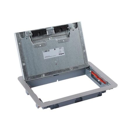 Stainless Steel Floor Box Lid | 8 Module | Corrosion Resistant | Durable by Legrand
