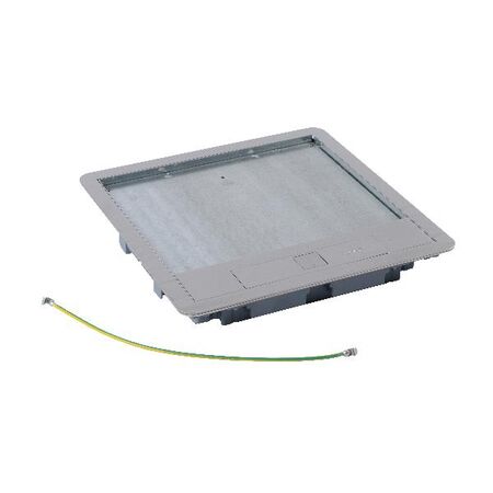 Stainless Steel Floor Box Lid | 16 Module | Durable & Corrosion Resistant by Legrand