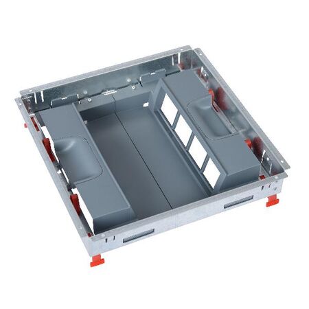 Modular Floor Box Kit for 16 Modules | Raised & Concrete Installations | Compact Design by Legrand