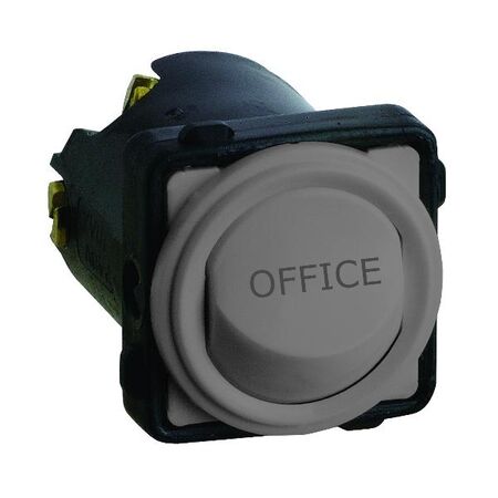 Engraved Rocker Switch 2 Way 16AX | 240V AC | Urban Grey by Legrand