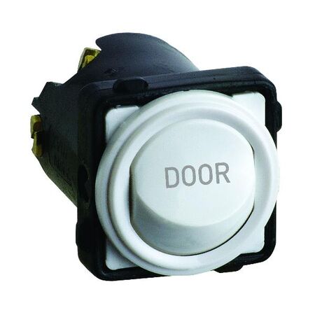 Spring Return Switch 2 Way 16A | 240V AC | Door Engraved White by Legrand