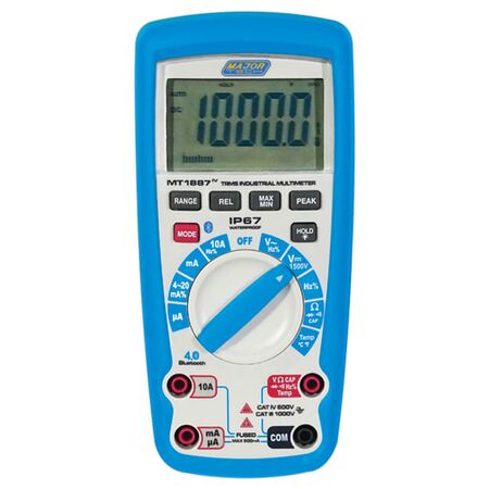 Intrinsically Safe Industrial Multimeter | CAT IV 600V | Bluetooth Connectivity | IP67 Waterproof by Majortech