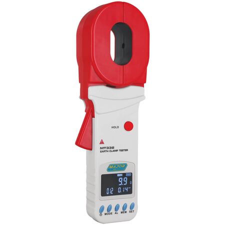 Earth Resistance Tester | 0.01mA to 20.0A Range | Data Storage & User-Friendly Design | Shockproof by Majortech