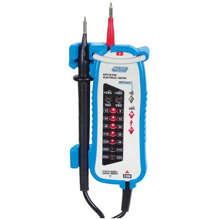 LED Voltage Tester | 12V-690V Range | Automatic Function Selection & LED Indicators | by Majortech