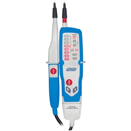 1000V AC/DC Voltage Tester | 12V to 1000V Range | LED Display & Built-in Flashlight | IP64 by Majortech