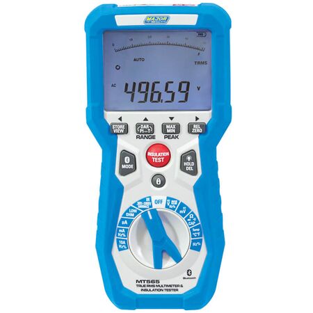Bluetooth Insulation Tester and Multimeter | 0.01mV to 1000V | True RMS & Bluetooth Data Transfer | 5000MΩ by Majortech