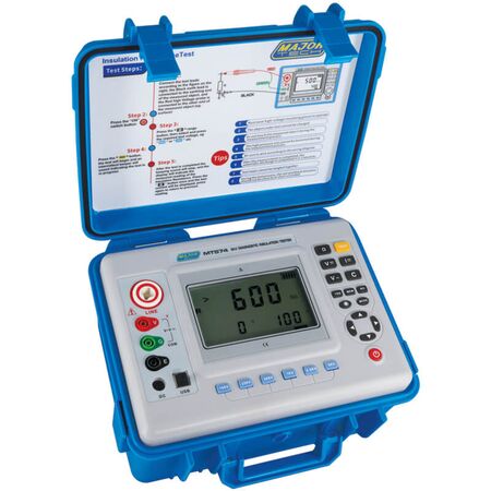 5kV Diagnostic Insulation Tester | 10TΩ Insulation Resistance | CAT IV 600V Rated | Large Backlit LCD by Majortech