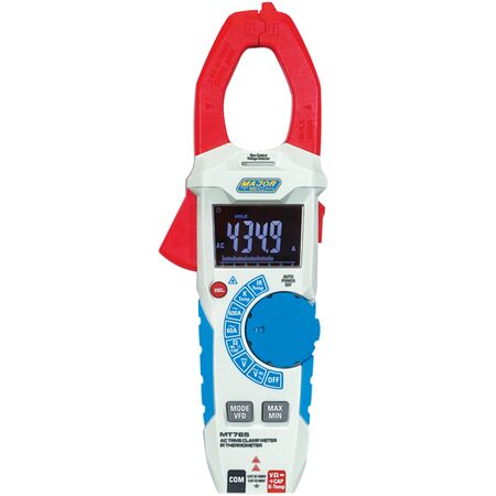 600A AC Clamp Meter | True RMS | Infrared Thermometer | CAT IV 600V by Majortech