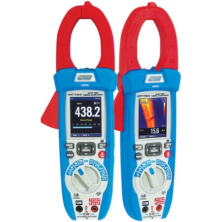 1500V DC Thermal Imaging Clamp Meter | 80 x 80 Thermal Resolution | Bluetooth Connectivity | Large TFT LCD by Majortech