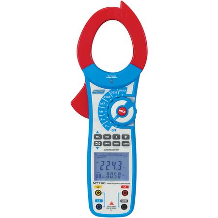 1000A AC Power Clamp Meter | True RMS Measurement | USB Data Logging | Multi-Function by Majortech