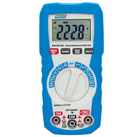 600V AC/DC True RMS Multimeter | Compact Design | Drop Tested | Auto Ranging by Majortech