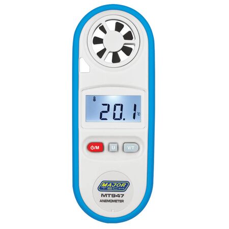 Pocket Thermal Anemometer | 0-5860 ft/min Range | IP67 Waterproof | Backlit Display by Majortech