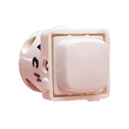 5A Push Button Switch | Non Latching | Single Pole | White by Legrand