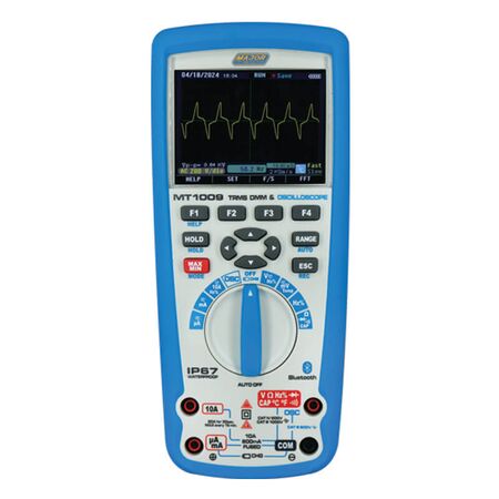 True RMS Multimeter with Oscilloscope | 10MHz Bandwidth | Bluetooth Connectivity | IP67 Waterproof by Majortech