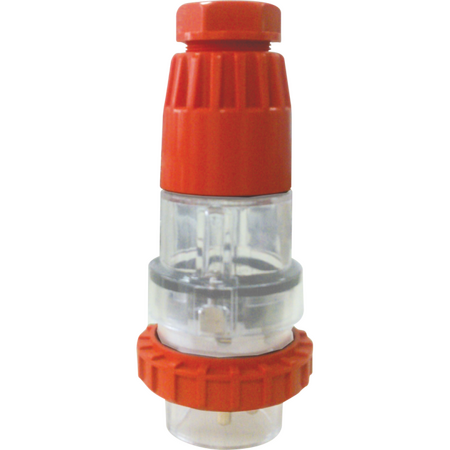 Straight plug 40A 4 round pins